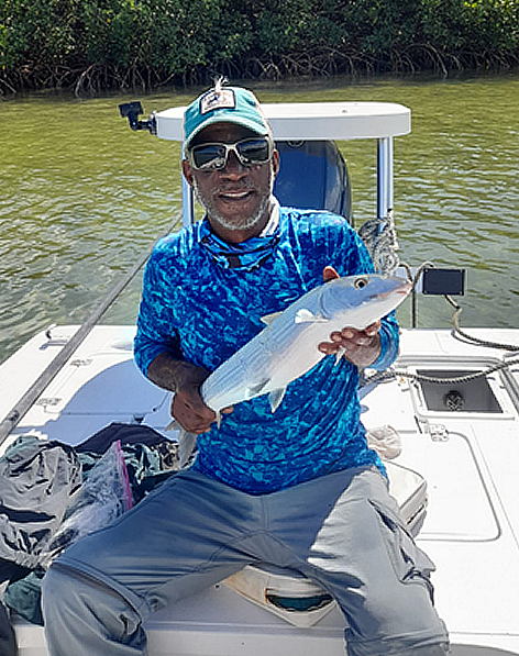 Brad Braynen with a big bonefish